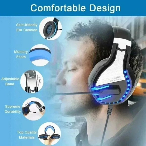NPET HS10 Stereo Gaming Headset - Noise Cancelling - Picture 3 of 9